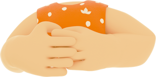 3D People Hand Casual Body